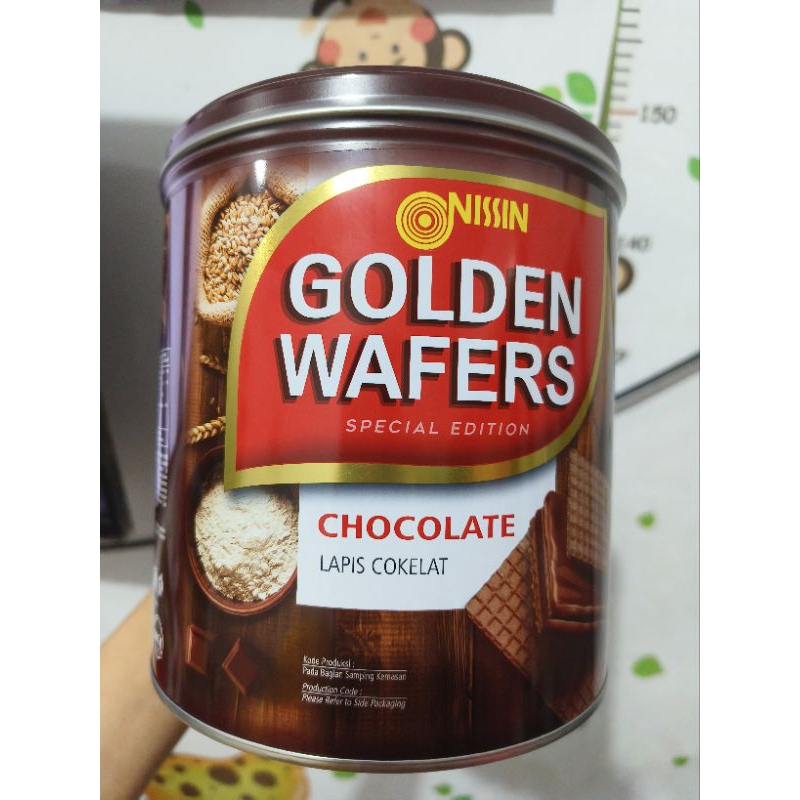 

HARGA 1 DUS ISI 6 KALENG WAFER GOLDEN NISSIN CHOCOLATE 267 GRAM