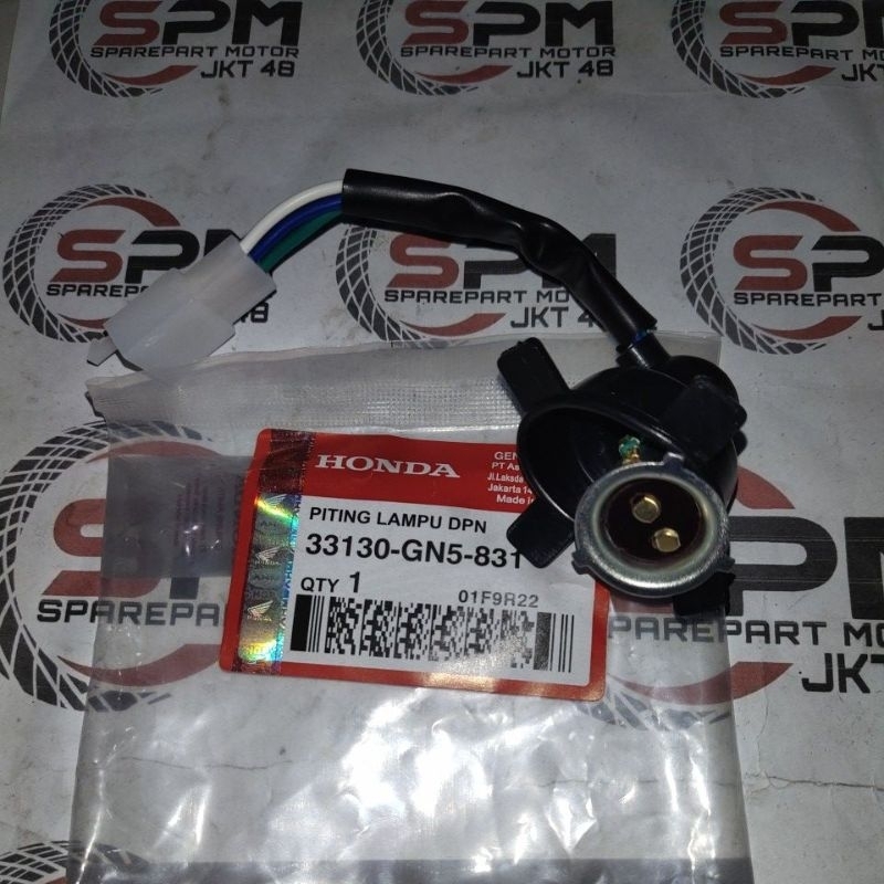 fiting lampu dpn grand,supra,beat,vario,revo dll semua motor honda