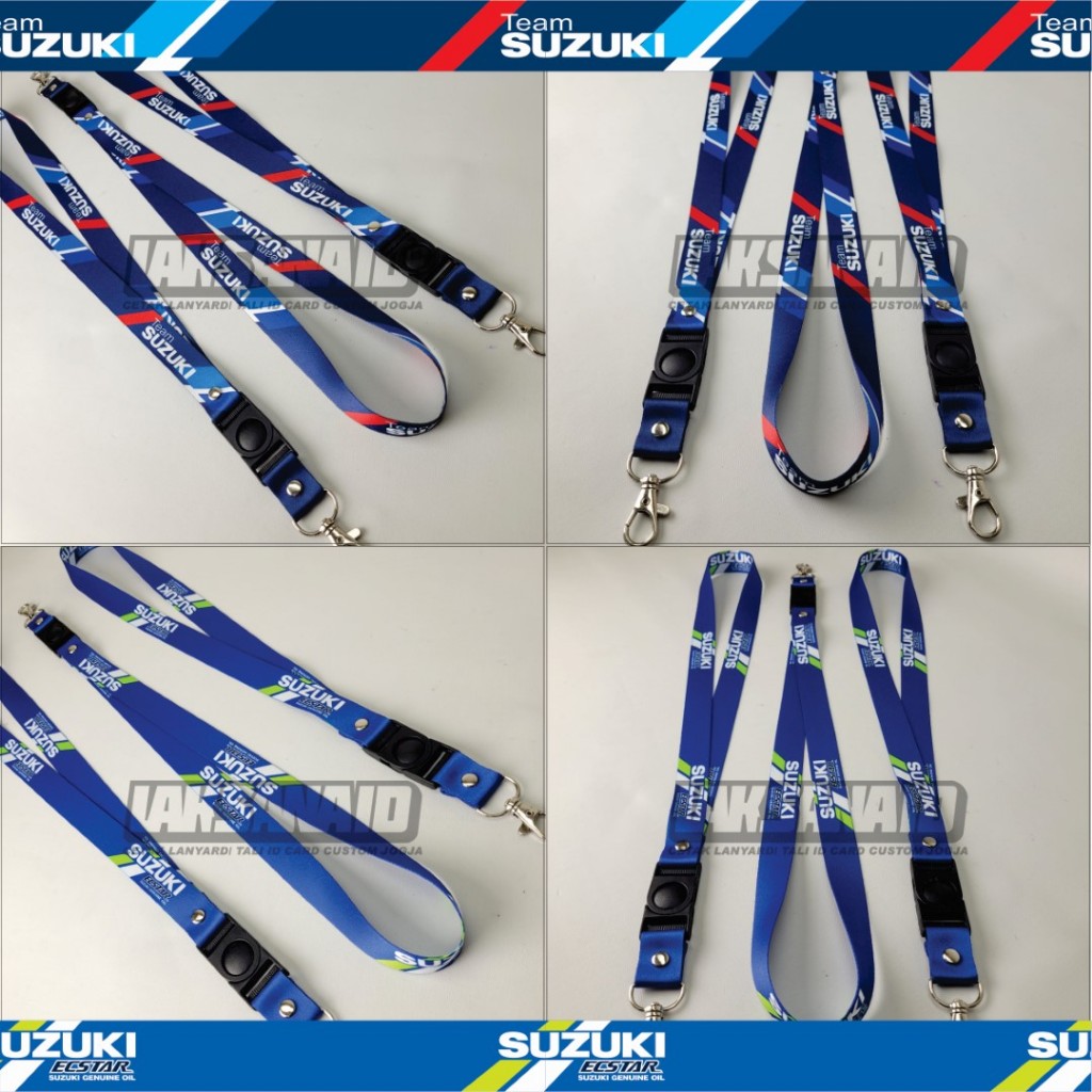 

LANYARD Tali ID Card SUZUKI ECSTAR SUZUKI TEAM FULL PRINT PLUS HOLDER