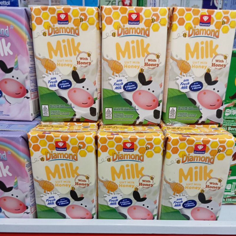 

Susu Diamond UHT Milk Honey 125 ml