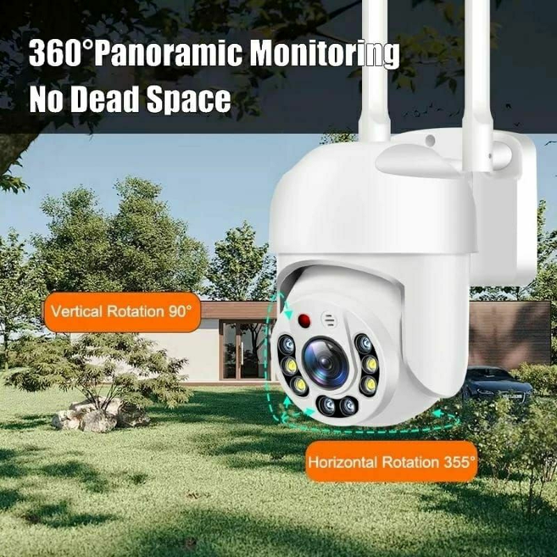 CCTV icam 365 YH Q03S Outdoor smart CCTV PTZ Wifi IP Camera icam365 waterproof Pantau Jarak Jauh