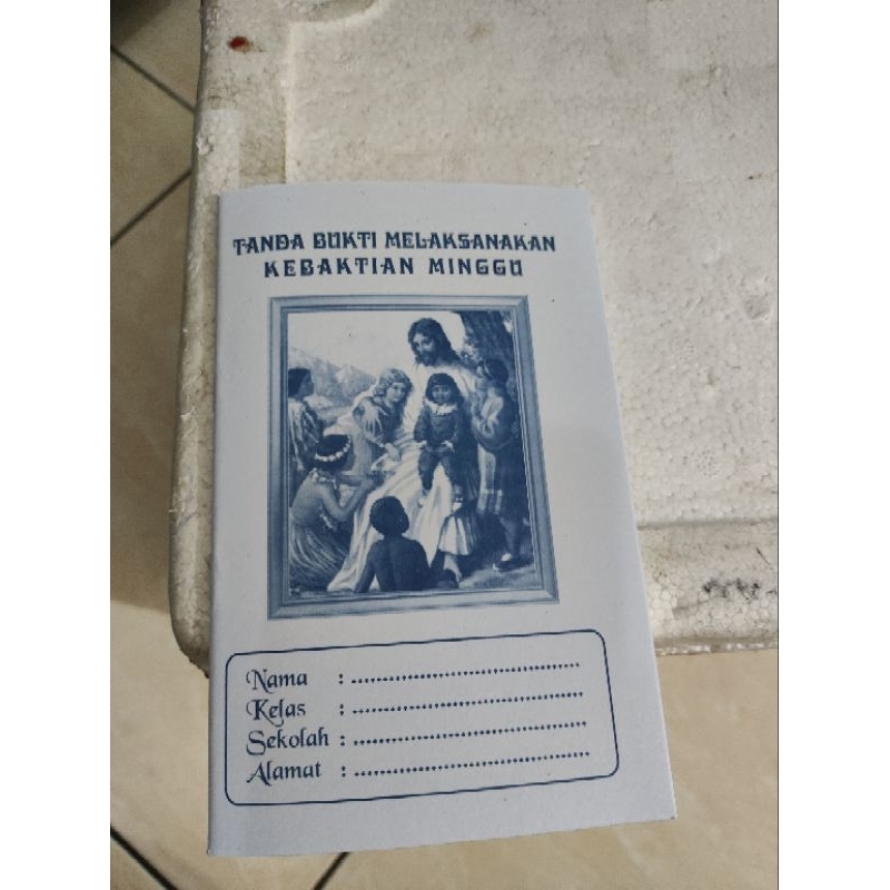 

Buku Kebaktian/Tanda Bukti kebaktian