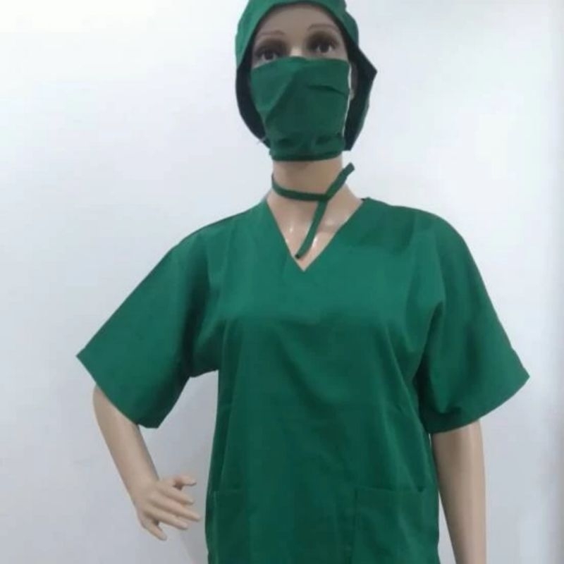 Baju OKA Lengan Pendek Hijau Size XXL