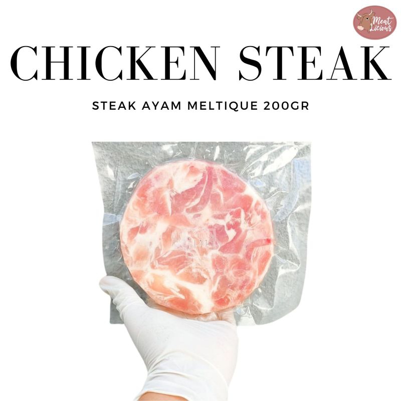 

Chicken / Ayam Steak Meltique 200gr (Ayam potongan steak empuk)