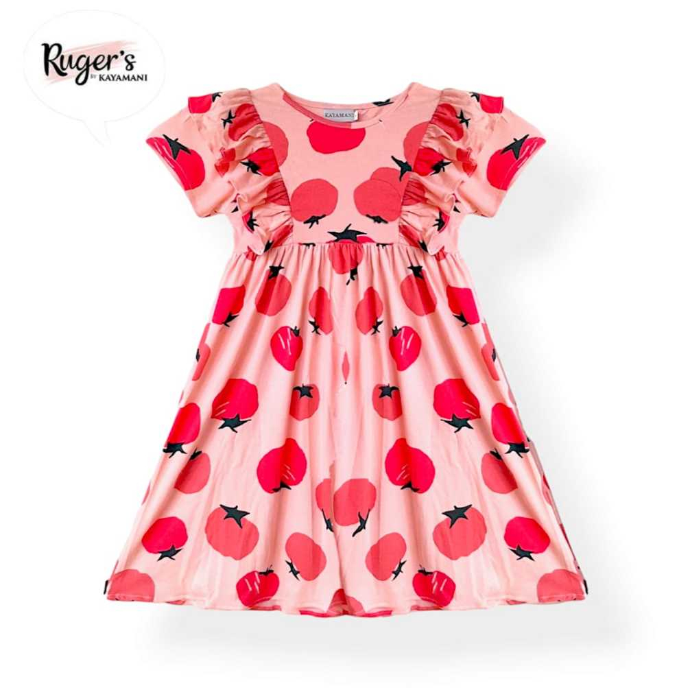 Rugers By Kayamani - Dress Anak Perempuan - Casual Tomato Dress