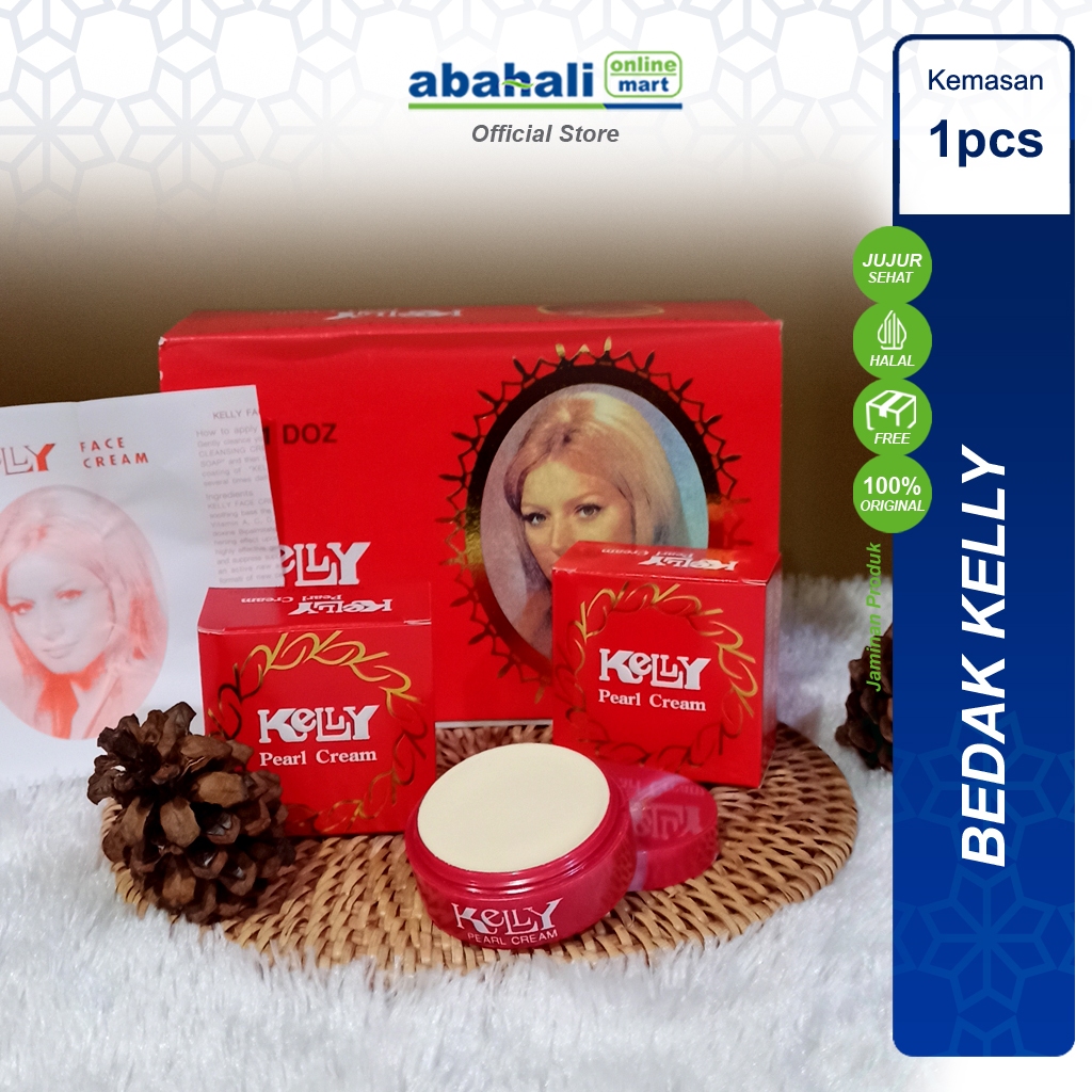Kelly Pearl Cream 5gr Kelly Arab Original 100% Bedak Kelly Arab Saudi Pearl Cream Sebagai Foundation