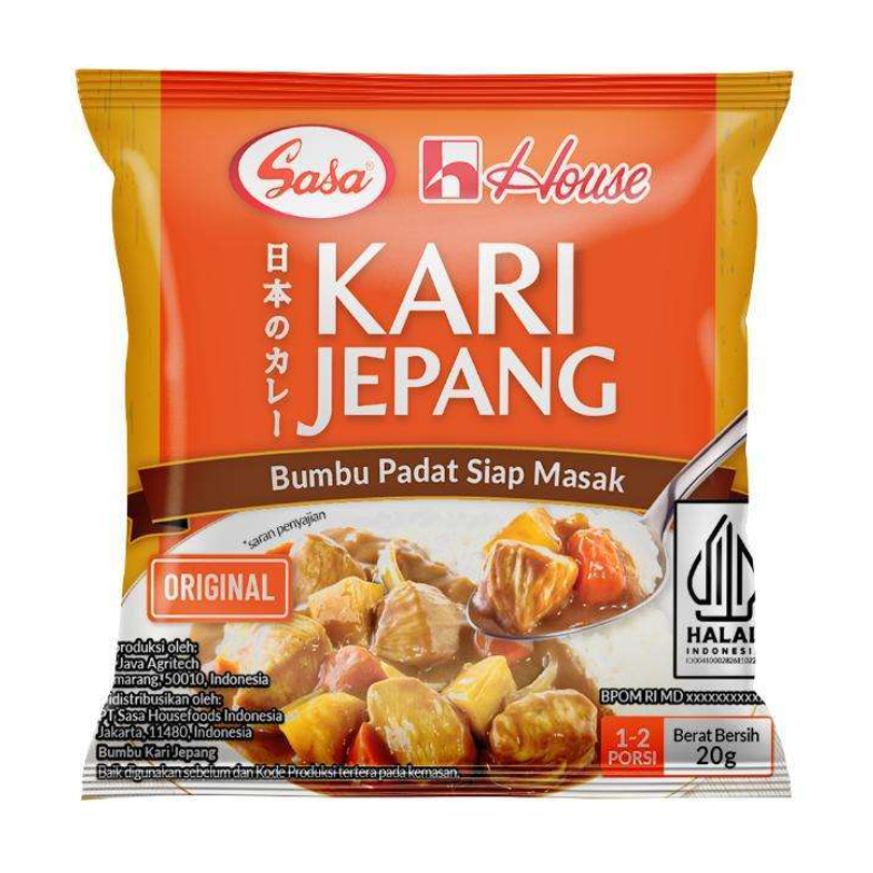 

Sasa Kari Jepang Sachet 20gr Kare Japanese Curry Bumbu Masak Instan