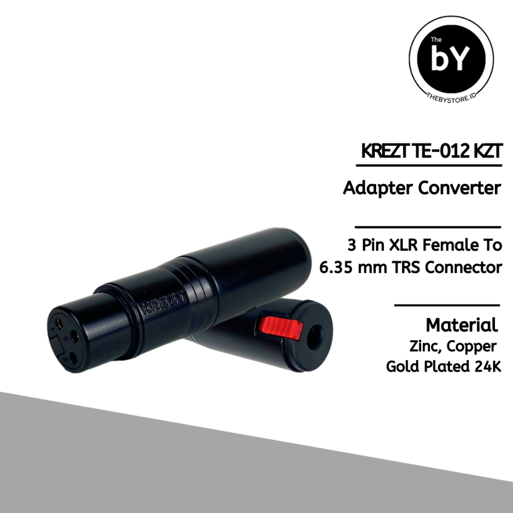 Adapter Converter Akai female 6.5 mm to XLR Female KREZT TE 012 KZT