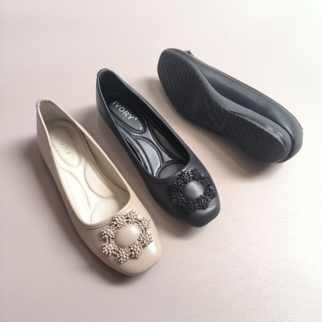 IVORY Sepatu Wanita Flat Jumbo/ Big size 41 42 43 44 B993-A67
