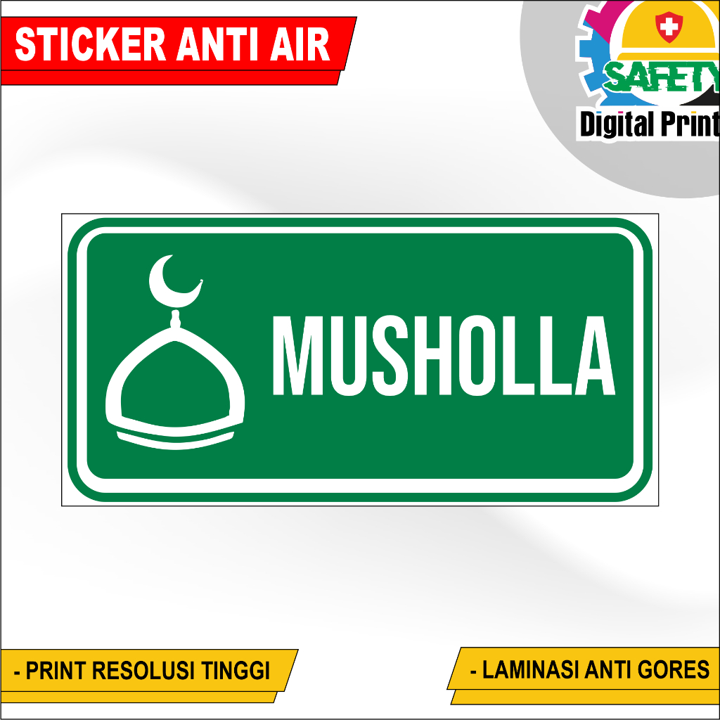 

STIKER MUSHOLLA STICKER MUSHOLLA PRINTING RAMBU