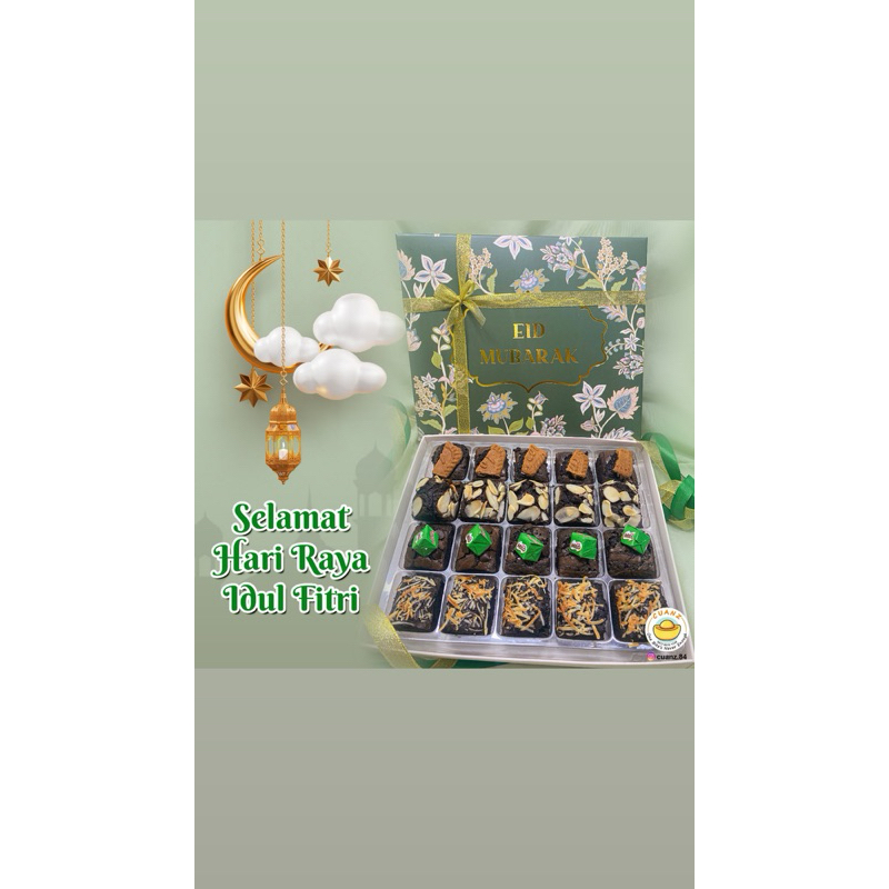 

hampers lebaran/brownies coklat/brownies lebaran