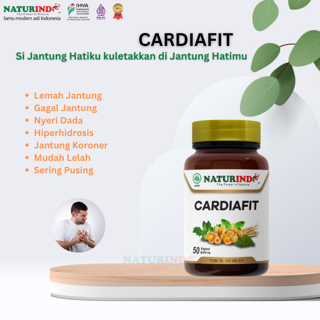 

Cardiafit (Herbal untuk Perawatan Jantung)