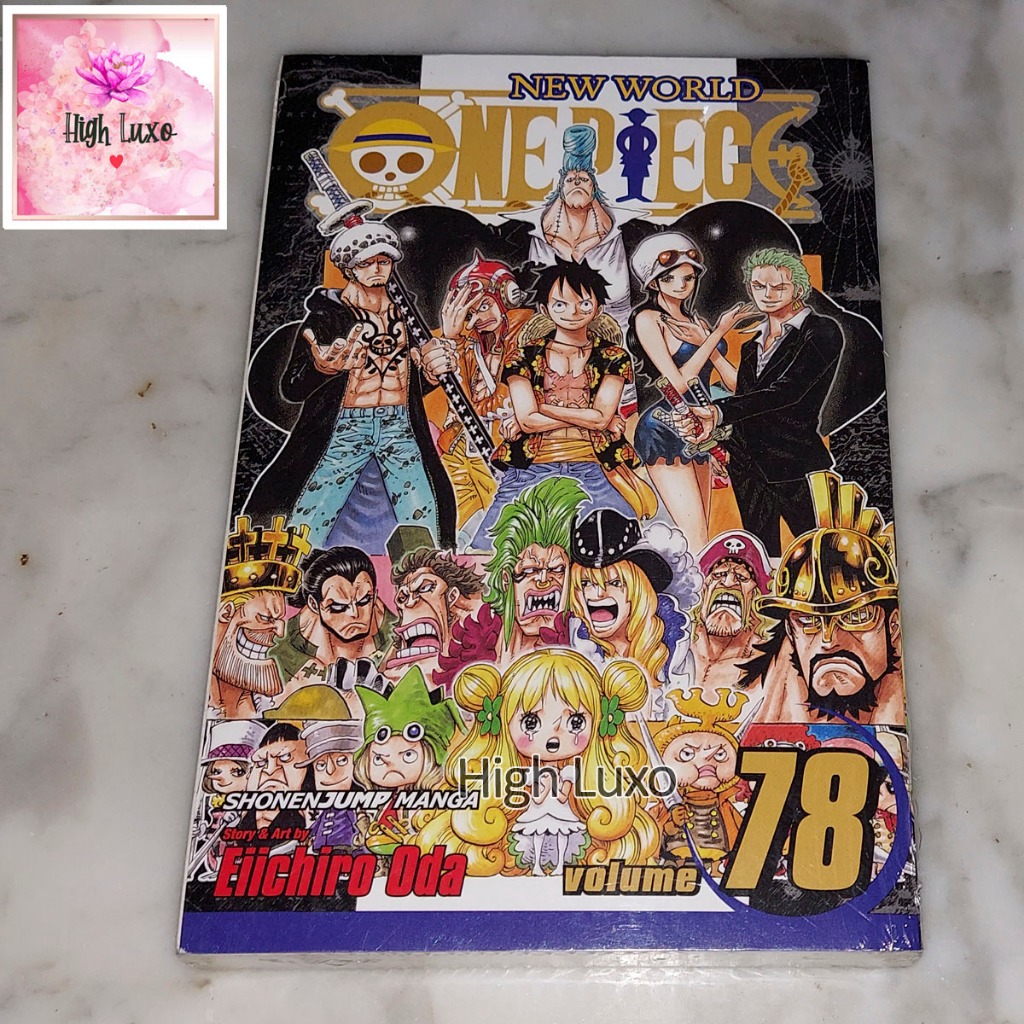 Buku Komik New World One Piece Vol 78 Comic English Book Impor Import Manga Seri English Bahasa Ingg