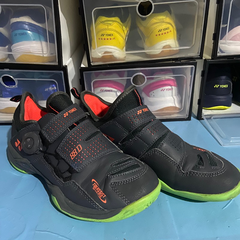 sepatu olahraga badminton bulutangkis yonex boa second