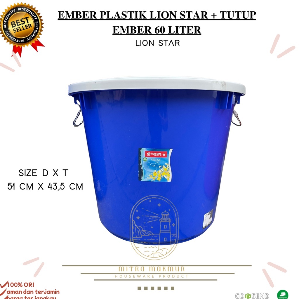 KHUSUS KARGO - EMBER 60 LITER LION STAR EMBER PLASTIK LION STAR