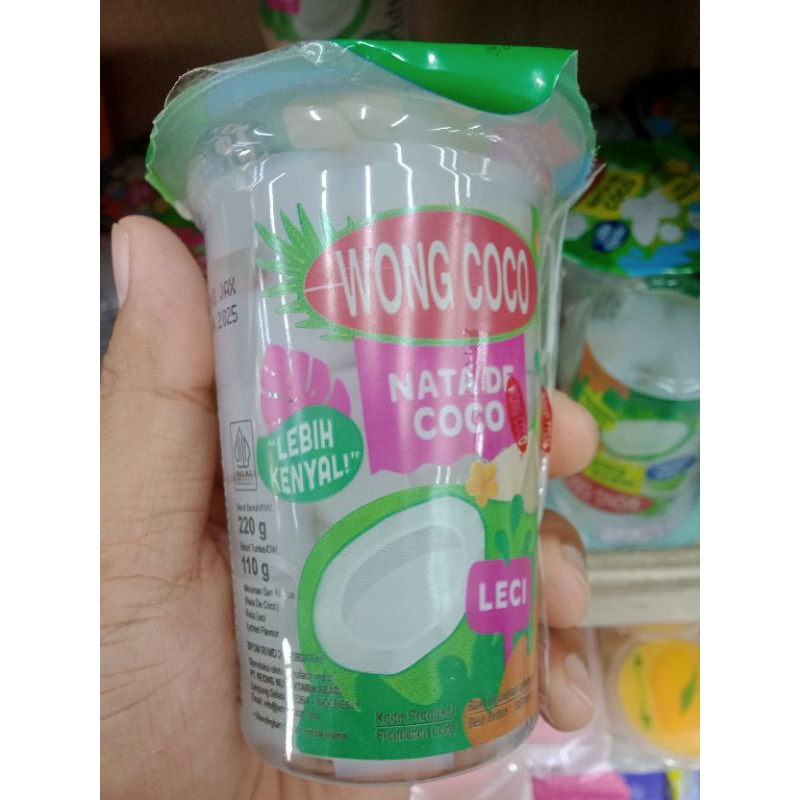 

Wong Coco Nata De Coco Rasa Leci 220ml