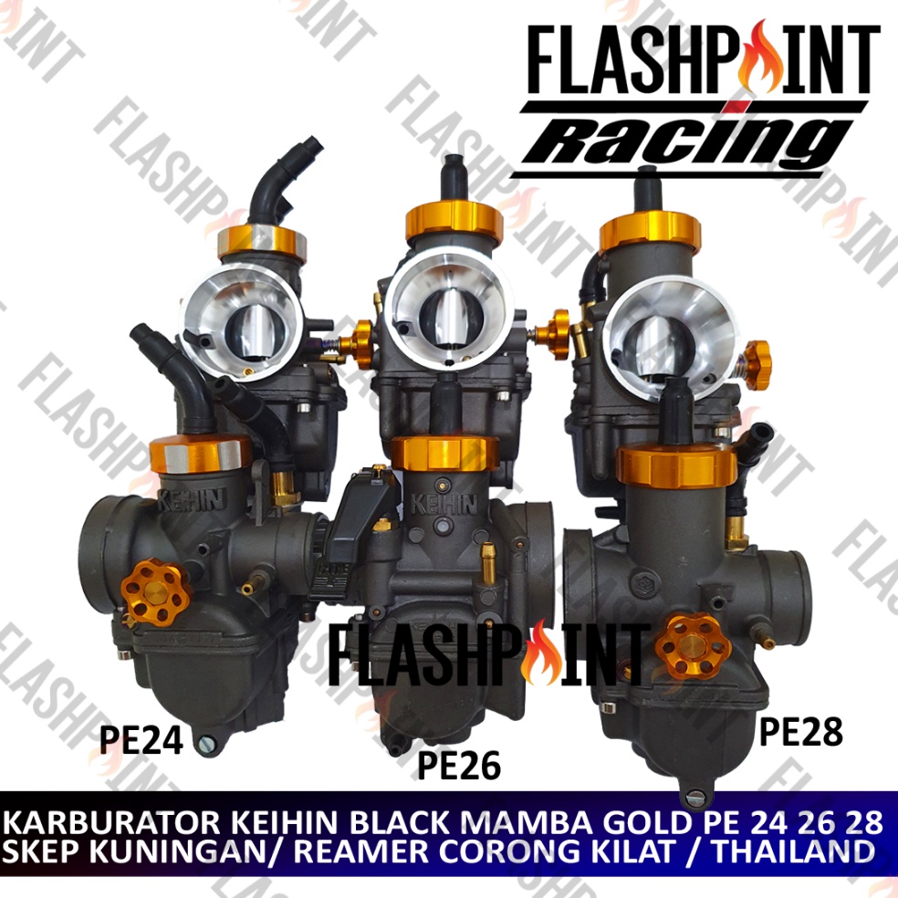 Terbaru COD KARBURATOR KEIHIN NSR HITAM BLACK PE 24 26 28 GRADE SKEP KUNINGAN KABULATOR KARBU PE24 P