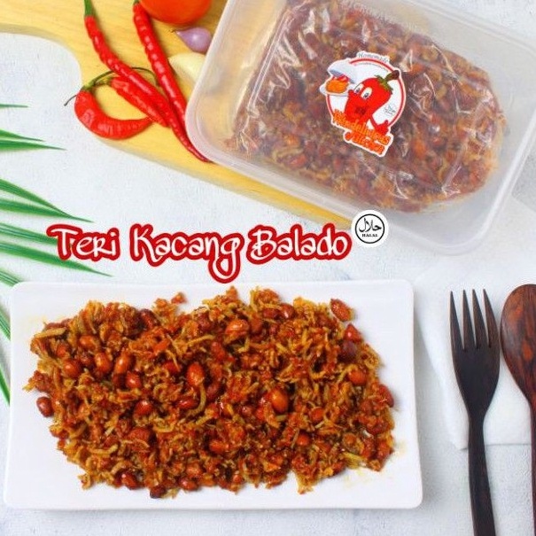 

VEL811 GROSIR MURAH TERI KACANG BALADO 2 GRAM TERI MEDAN