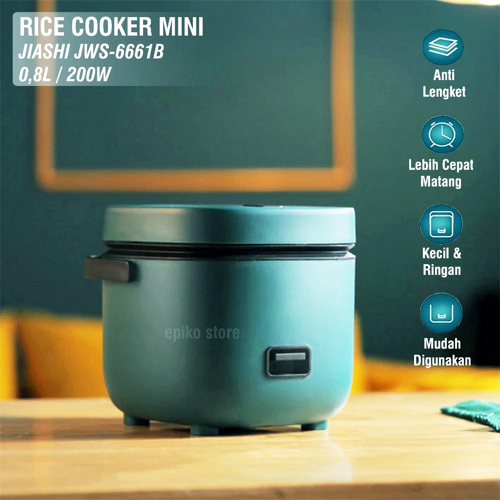 Rice Cooker Mini 200W 0.8L - JWS-6661B