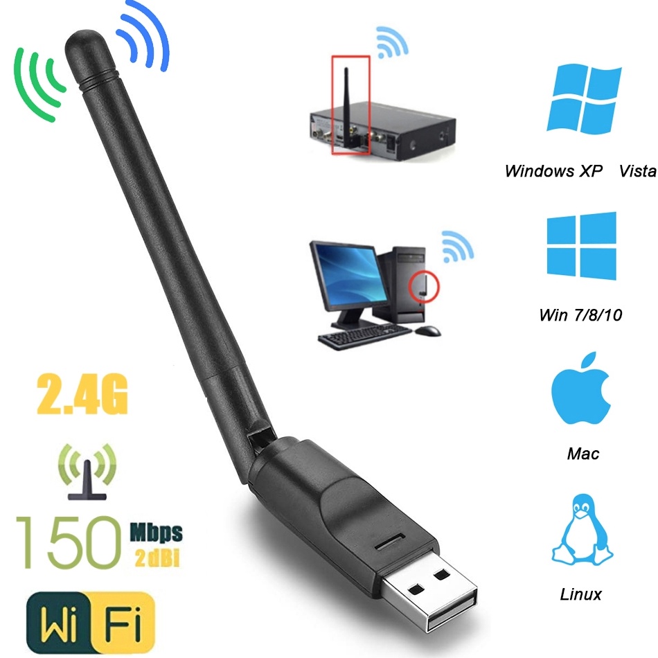 REKOMENDASI Usb Wifi Dongle Wifi Mt 761 For Set Top Box Kartu Jaringan Nirkabel Usb Dongle Wifi Set 