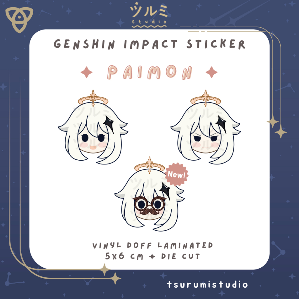 

Genshin Impact Paimon Chibi Sticker by tsurumistudio