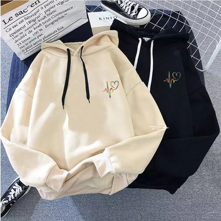 (PROMO BARU) Sweater Keren pria wanita couple/ switer hoodie terbaru switer Couple keren kekinian ho