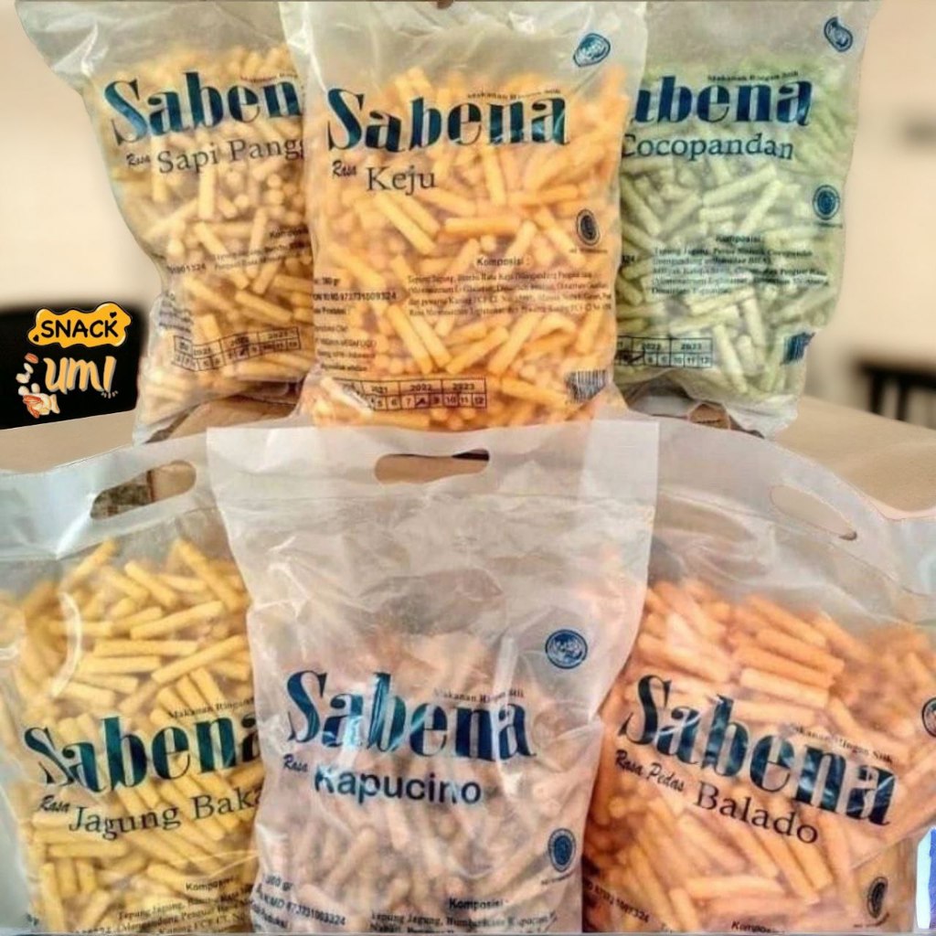 

SABENA STICK HARGA SATUAN JAGUNG BAKAR / BALADO/ SAPI PANGGANG