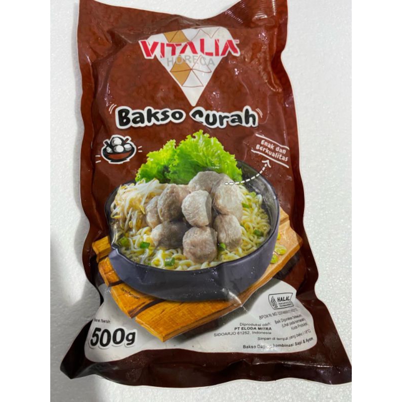 

Bakso Sapi Curah Vitalia 500 Gram