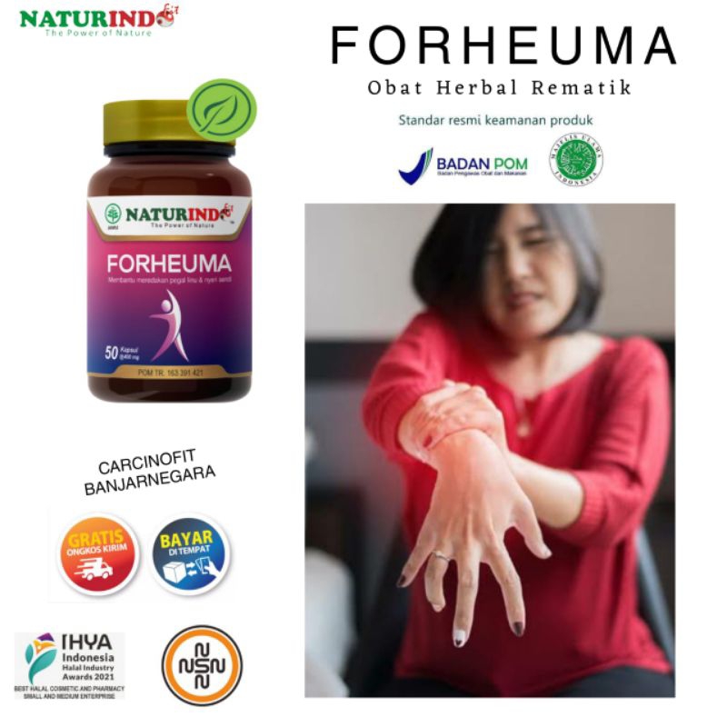 Obat Rematik Nyeri Otot sendi Kaku Fhourema Naturindofit
