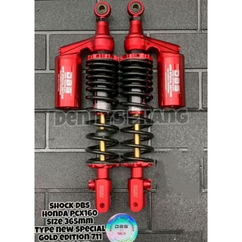 shock dbs g sport (711as gold ) new special edition 365mm  motor pcx 160/150
