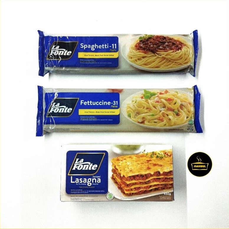 

RMF766 MURAH LEBAY La Fonte Spaghetti11 Fettuccine31 Lasagna 45gr