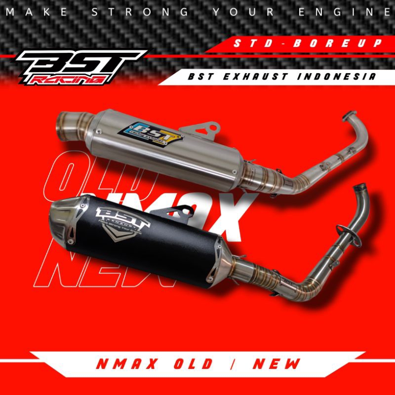 Knalpot NMAX OLD NEW BST RACING