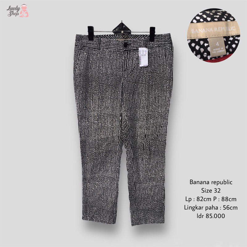 banana republic celana kantor