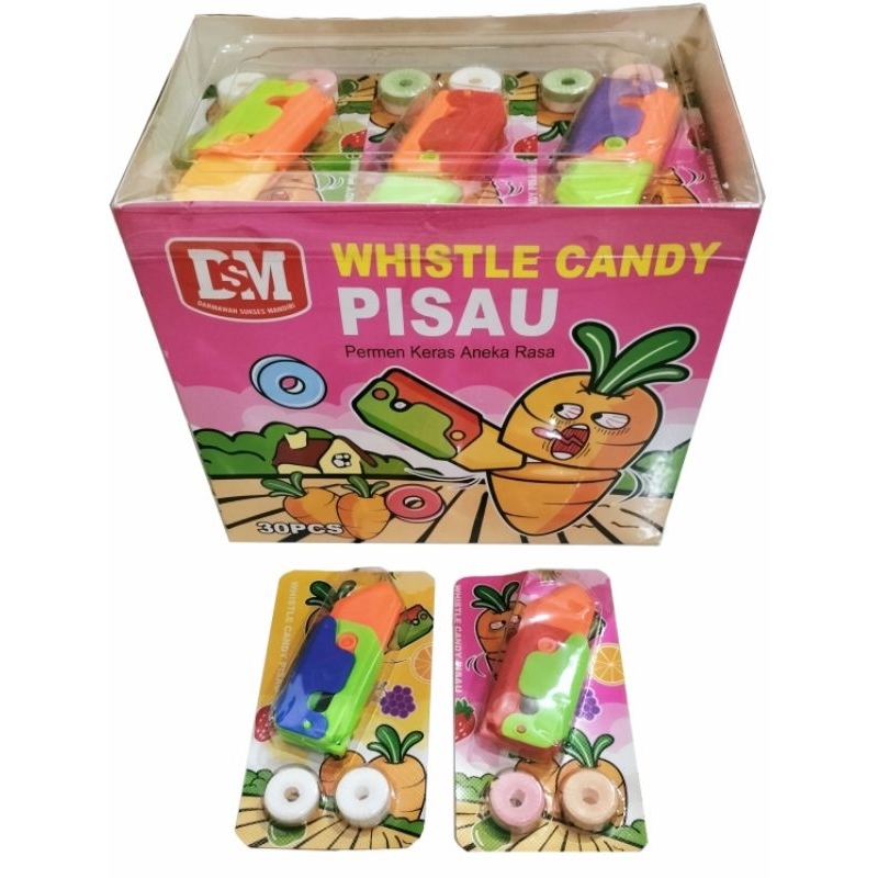 

DSM Permen Keras Whistle Candy Pisau Isi 30 Pcs