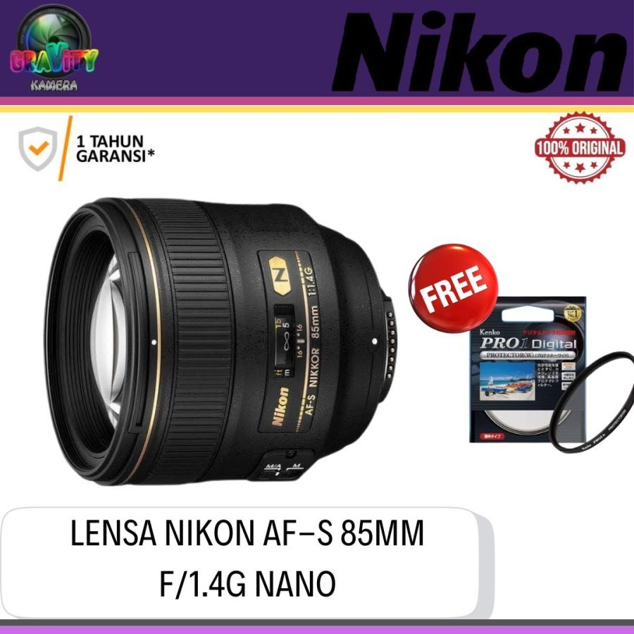 NIKON AF-S 85MM F1.4G / LENSA NIKON AF-S 85MM F1.4G
