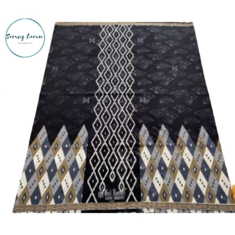 sarung - sarung bali lestari -hitam