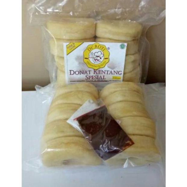 

WOY982 GROSIR Donat kentang PREMIUM De Roti spesial isi 1 pcs