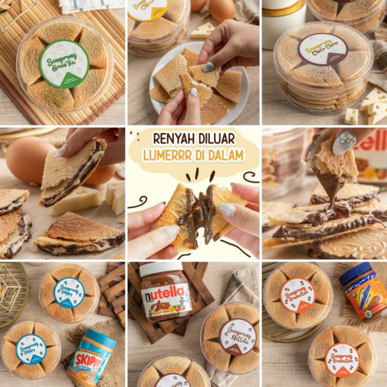 

UJH354 PROMO ALE Homemade Kue Semprong Lipat Isi Love Semprong Stockist Karawaci