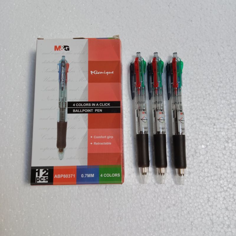 

KF | Pulpen M&G 4 Warna 0,7 mm Munique ABP80371 - SATUAN