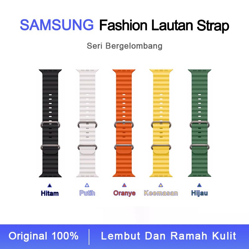[COD]Samsung Smart Watch Strap Lautan Tali Jam Bracelet Loop Band Original 100%  i9 pro max S8 Ultra 44/45/49mm
