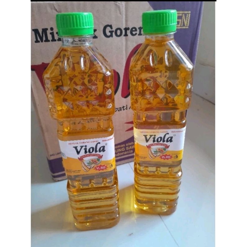 

minyak goreng viola VL900 750ml setengah kartor isi 6 botol