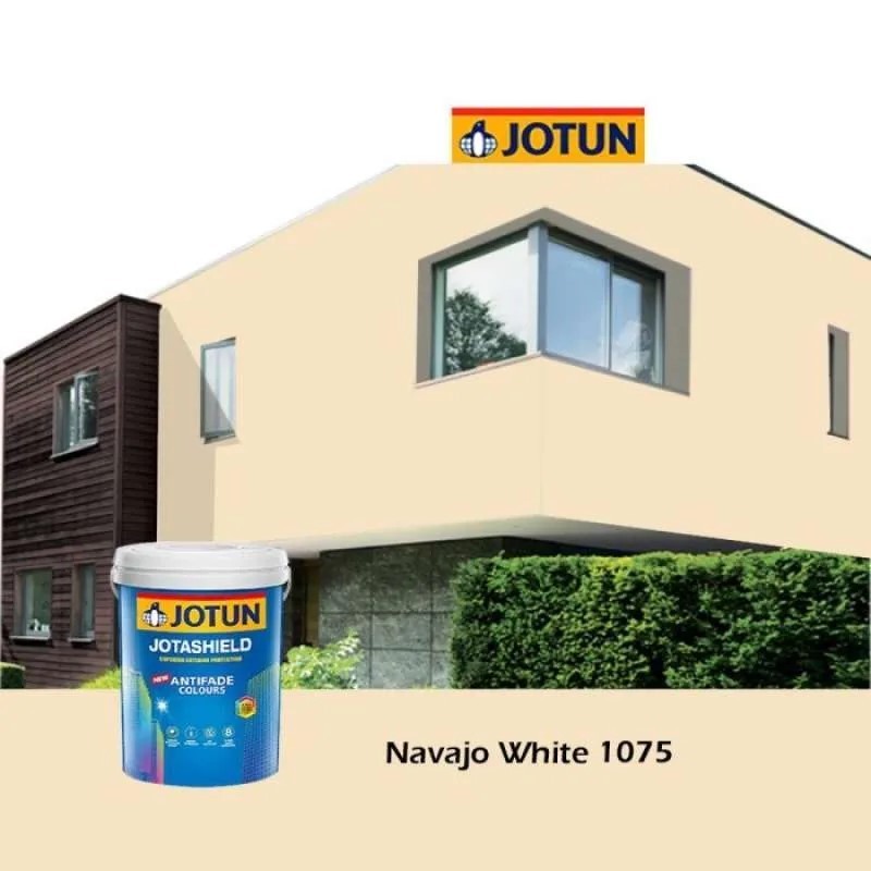 CAT TEMBOK INTERIOR DAN EKSTERIOR JOTUN - NAVAJO WHITE/1075 (PAIL)