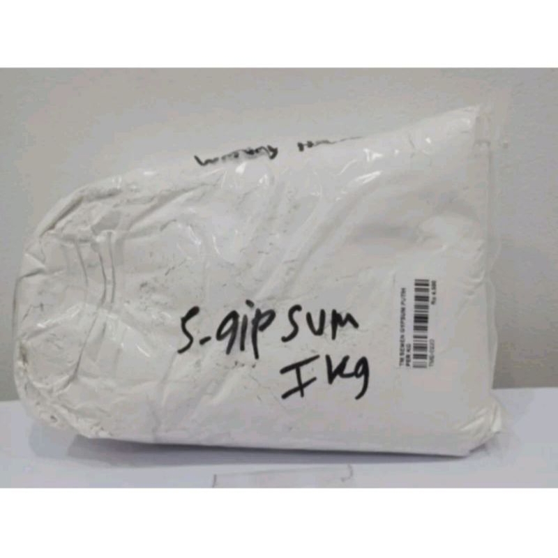 Serbuk GYPSUM/Gipsum, untuk membuat mainan menggunakan cetakan, atau membuat kreasi patung 2D/3D, se