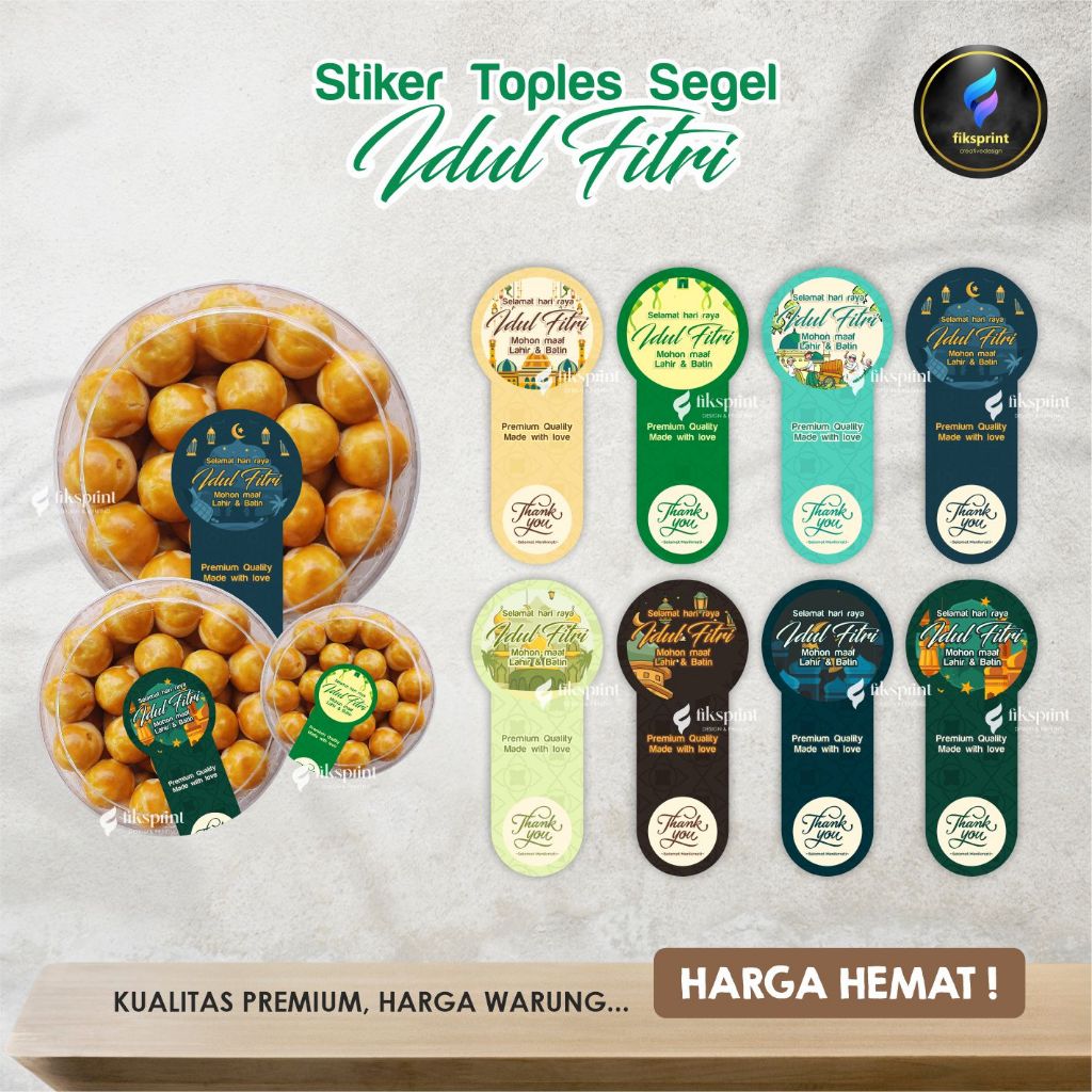 

Stiker Toples 500gr Sticker Label Segel Kue Kering / Stiker Label Segel Kemasan