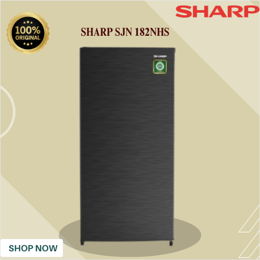 KULKAS SHARP 1 PINTU SJN 182NHS/SHARP KULKAS 1 PINTU BERGARANSI/SJN182NHS/SJN-182-NHS/SJN 182 NHS/SH