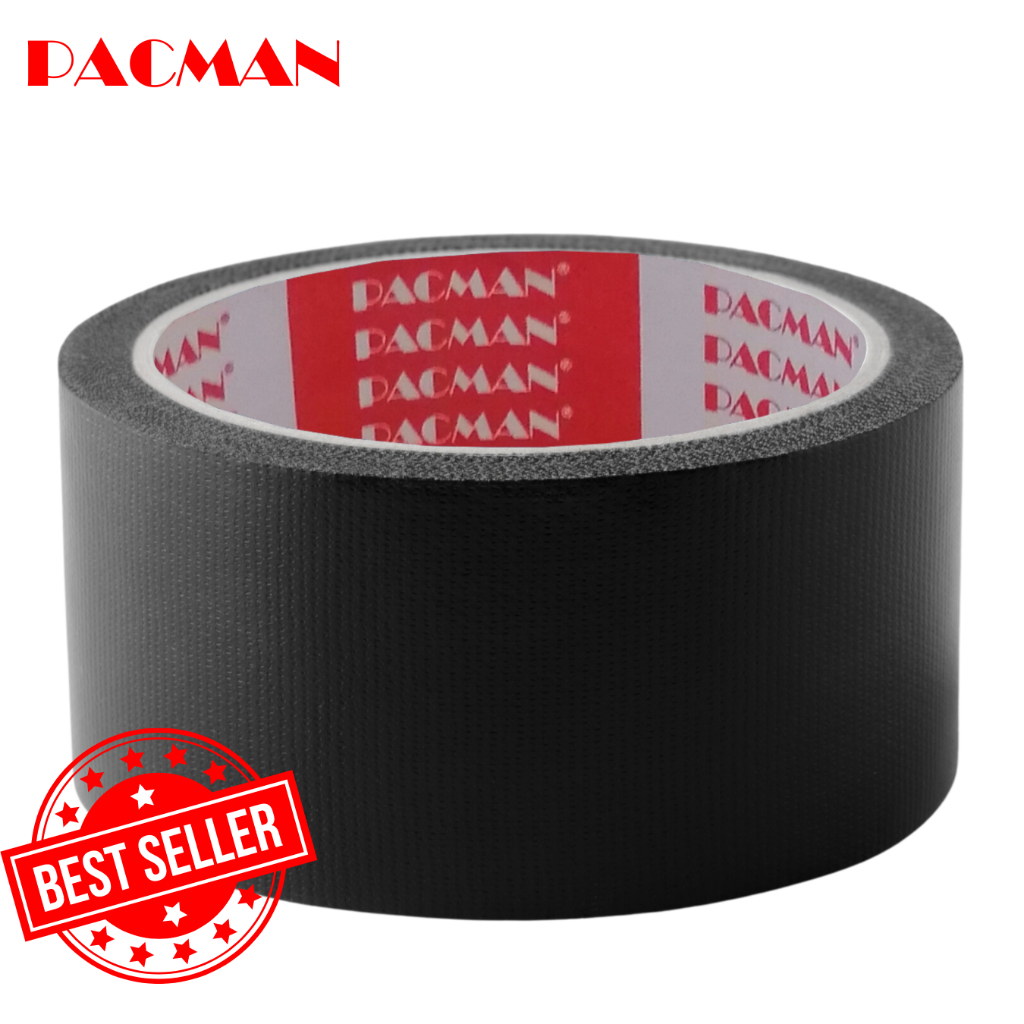 

2 inch X 12 lakban kalin hitam Original PACMAN 100% lakban murah berkualitas premium