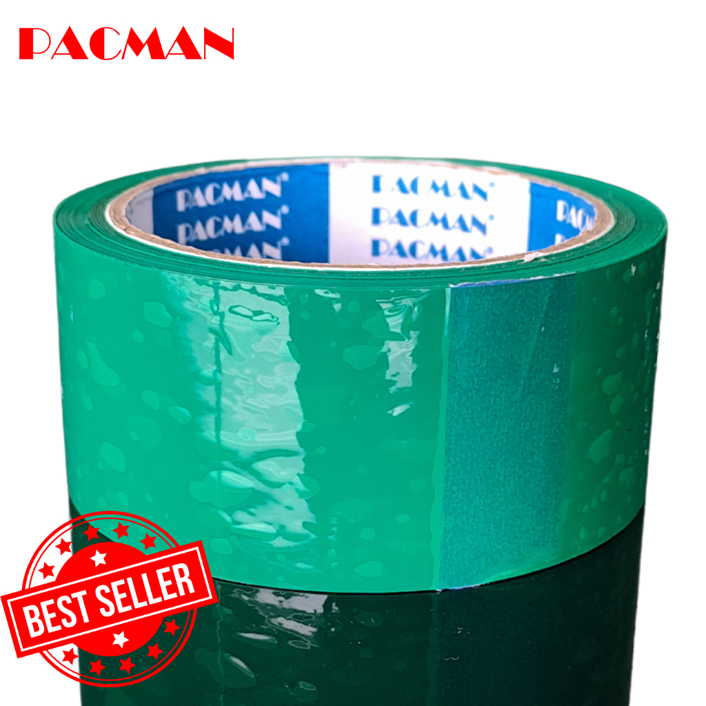 

Lakban Warna Hijau OPP Blocking original Pacman 2 inchi x 72 Lakban solasi solatip terbaik termurah berkualitas original