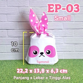 

Plastik ikat lucu EP 03 kecil (10pcs) Goodiebag hampers Souvenir Kantong Snack Ulang Tahun