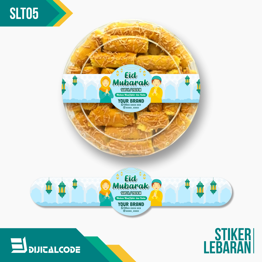 

SLT05 Stiker Label Parcel Segel Toples Kue Lebaran Idul Fitri