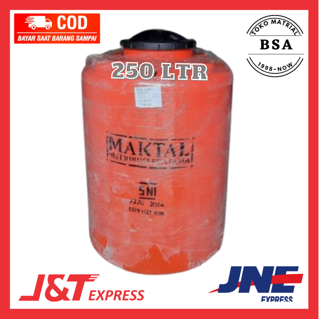TOREN TANGKI AIR MAKTAL 250 LITER TURN TANDON AIR